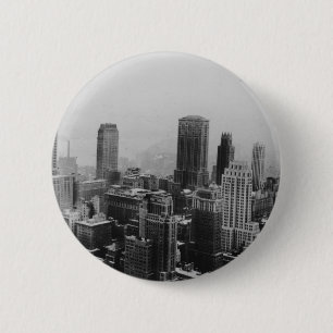Vintage New York City 6 Cm Round Badge