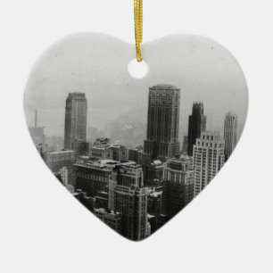 Vintage New York City Ceramic Tree Decoration