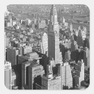 Vintage New York City Square Sticker