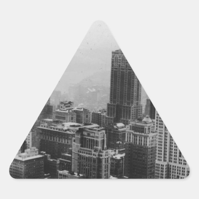 Vintage New York City Triangle Sticker (Front)
