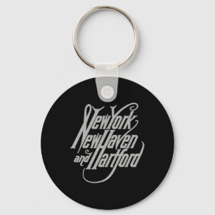 Vintage New York, New Haven And Hartford Railroad  Key Ring
