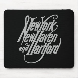 Vintage New York, New Haven And Hartford Railroad Mouse Pad