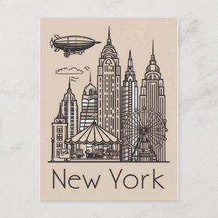 vintage new york postcard