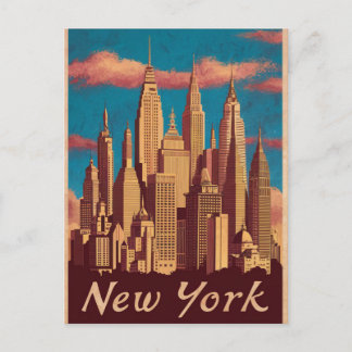 Vintage new york postcard
