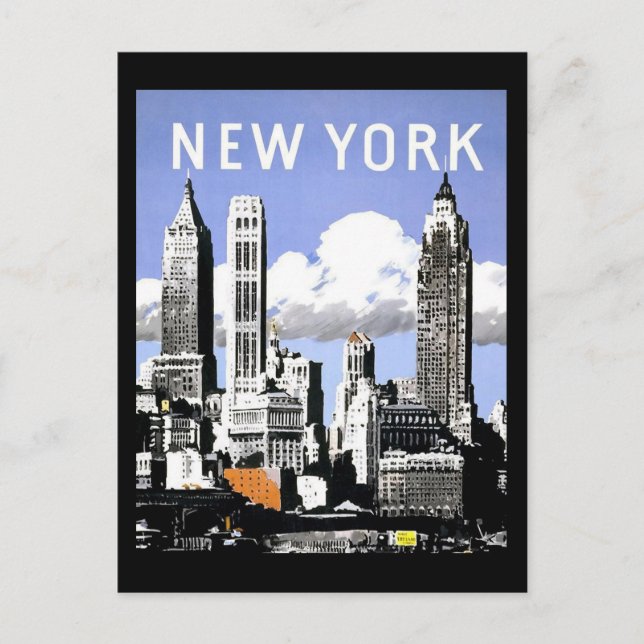 Vintage New York Postcard (Front)