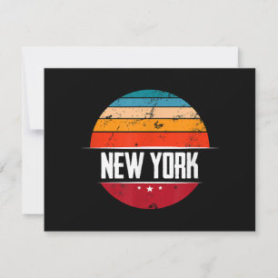 Vintage New York T-Shirt - United States Souvenir Save The Date