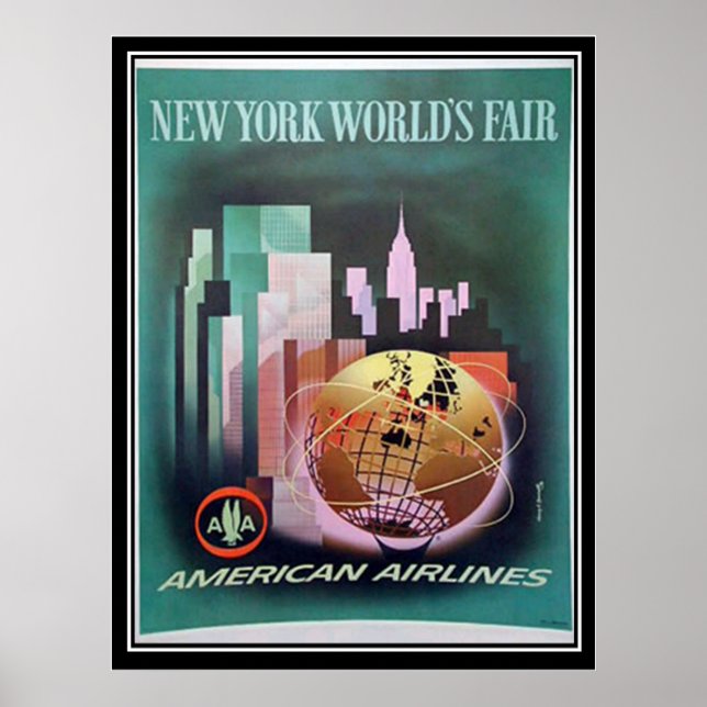 Vintage New York World Fair Print (Front)