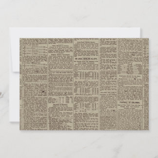 Vintage Newspaper 1902