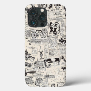 Vintage Newspaper iPhone 13 Pro Case