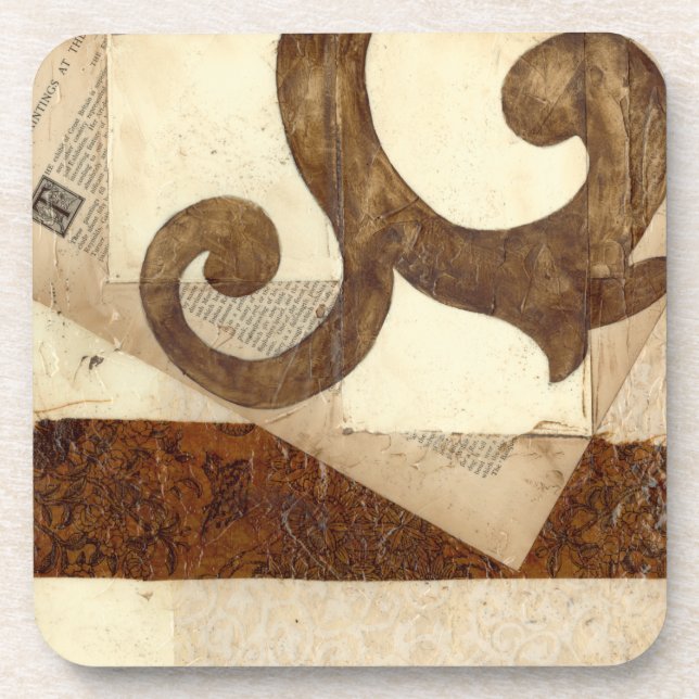 Vintage Newspaper Clipping Coaster (Front)