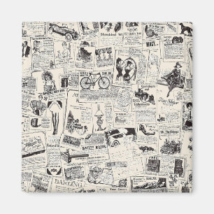 Vintage Newspaper Magnet