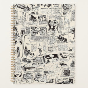 Vintage Newspaper   Planner