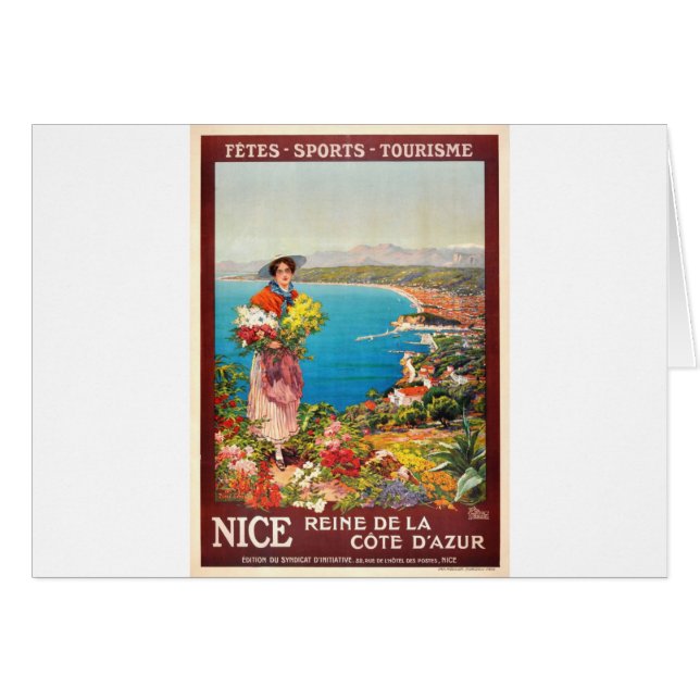 Vintage Nice Reine Cote D'Azur (Front Horizontal)