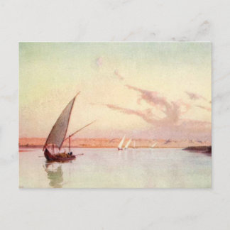 Vintage Nile River Sea Ocean Sailboat Talbot Kelly Postcard