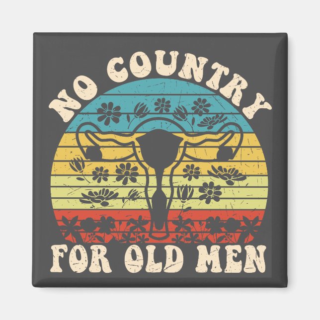 Vintage No Country For Old Men Magnet (Front)