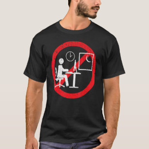 Vintage No Crunch Sign T-Shirt