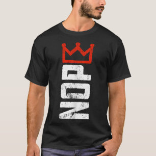 Vintage No Kings Protest Sign Vertical  T-Shirt