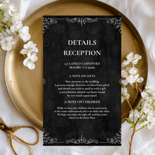 Vintage Noir Elegance Enclosure Card (Creator Uploaded)