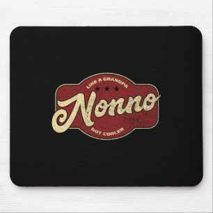 Vintage Nonno Like A Grandpa But Cooler - Italian Mouse Pad