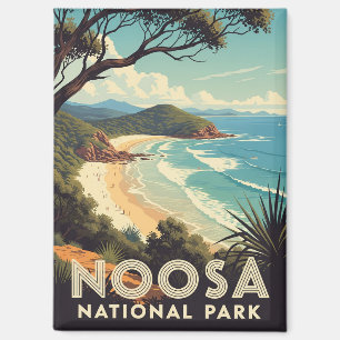 Vintage Noosa National Park Australia Travel Magnet