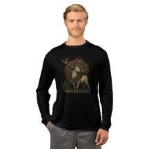 Vintage Nordic Yule Stag Winter Solstice Pagan