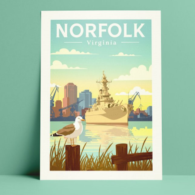 Vintage Norfolk Virginia Postcard (Creator Uploaded)
