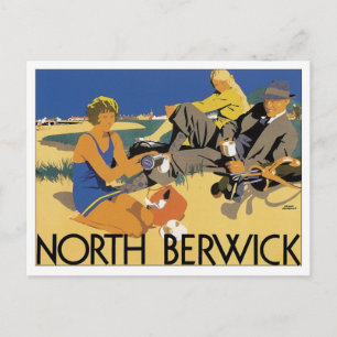 Vintage North Berwick Postcard