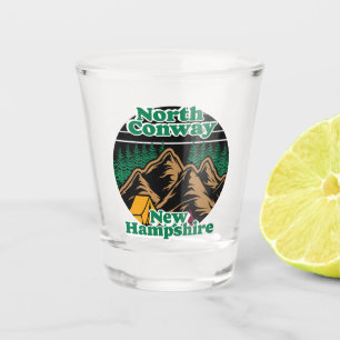Vintage North Conway New Hampshire Shot Glass