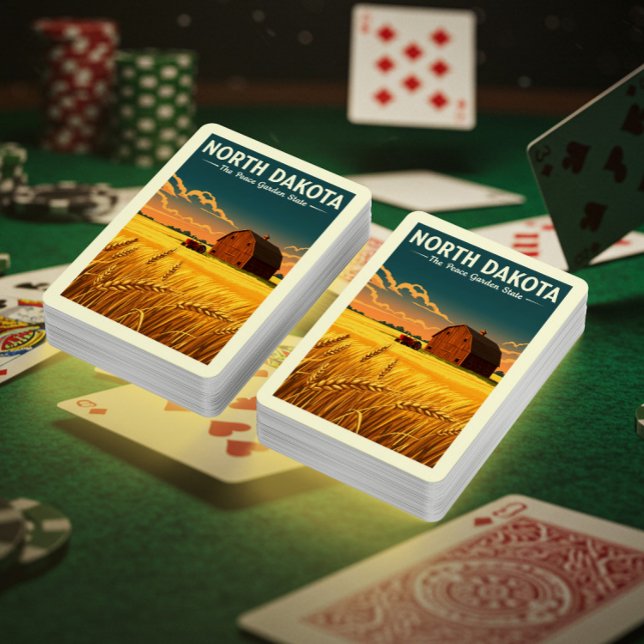  Vintage North Dakota Playing Cards (Creator Uploaded)
