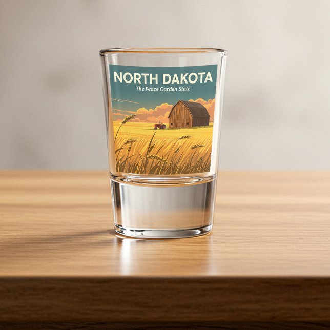 Vintage North Dakota Shot Glass (Creator Uploaded)