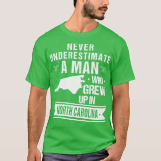Vintage North olina Map T-Shirt