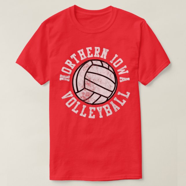 Vintage Northern Iowa Volleyball T-Shirt (Design Front)