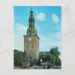 Vintage Norway, Oslo Cathedral Postcard