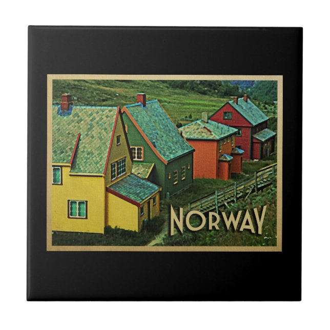 Vintage Norway Tile (Front)