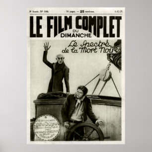 Vintage Nosferatu French Magazine Cover Poster