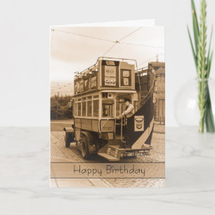 Vintage, Nostalgia, Retro Birthday Card - Vintage