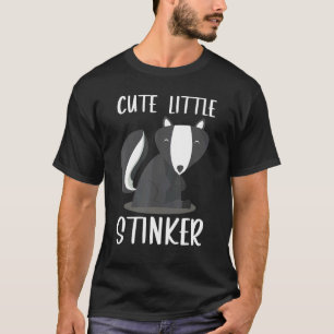 Vintage Not A Hugger Skunk Cute Little Stinker T-Shirt