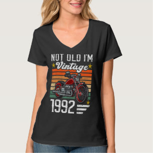 Vintage Not Old I'm 1992 Classic Motorcycle Birth T-Shirt