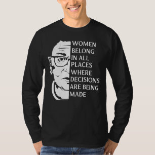 Vintage Notorious Feminism Quotes Feminist Rights  T-Shirt