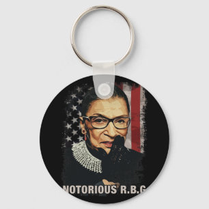 Vintage Notorious RBG Key Ring