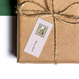 Vintage Nouveau Frame Reader Photo Gift Bookmark Mini Business Card