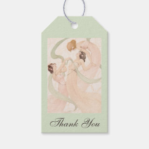 Vintage Nouveau Thank You Gift Tags