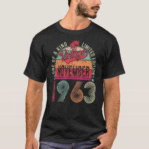 Vintage November 1963 59 Years Old 59th Birthday M T-Shirt