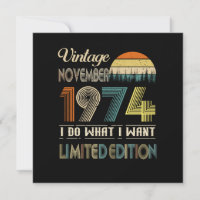 Vintage November 1974 What I Want Limited Edition