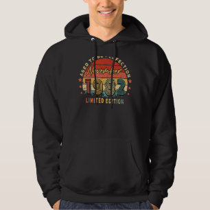 Vintage November 1982 40th Birthday Hoodie