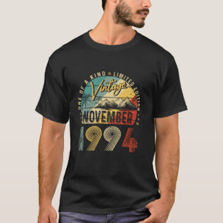 Vintage November 1994 30th Birthday Gift For Men W T-Shirt