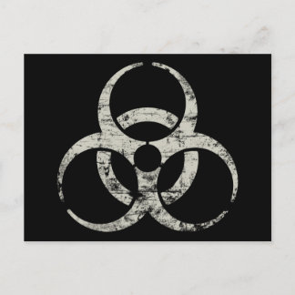 Vintage Nuclear Symbol Postcard