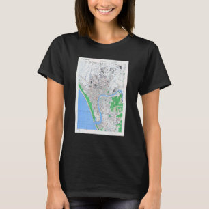 Vintage Numazu Japan Map 1945 T-Shirt