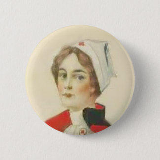 Vintage Nurse 6 Cm Round Badge