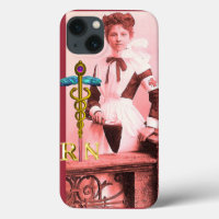VINTAGE NURSE and Gold Caduceus NR Emblem